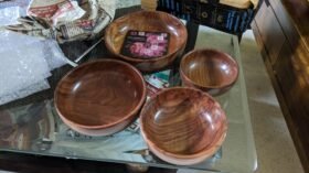 ADA Handicraft Sheesham Pakka Wood Serving Bowl Simple & Elegant , Wodden Serving Bowl Set of 4, Multipurpose Wooden Bowl/Serving Bowl/Home Décor/Gift Items Handcrafted[Premium Edition] photo review