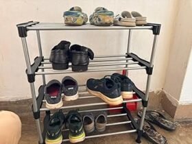 ADA® Premium Cady Stackable and Durable Shoe Rack, Multipurpose Heavy Duty Sturdy Iron Shoe Rack photo review